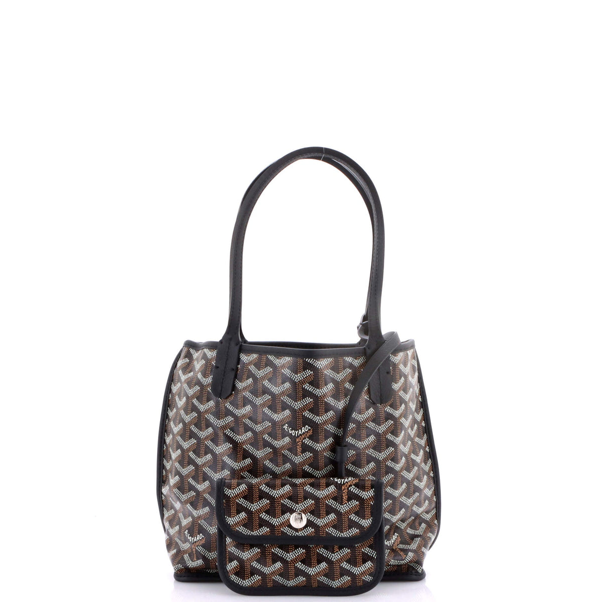 Anjou Reversible Tote Coated Canvas Mini