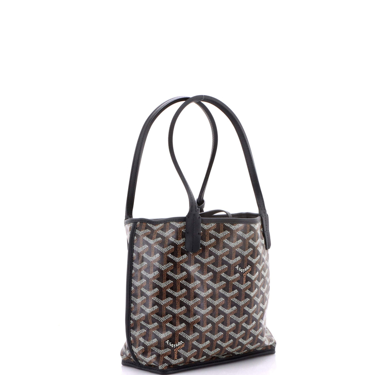 Anjou Reversible Tote Coated Canvas Mini
