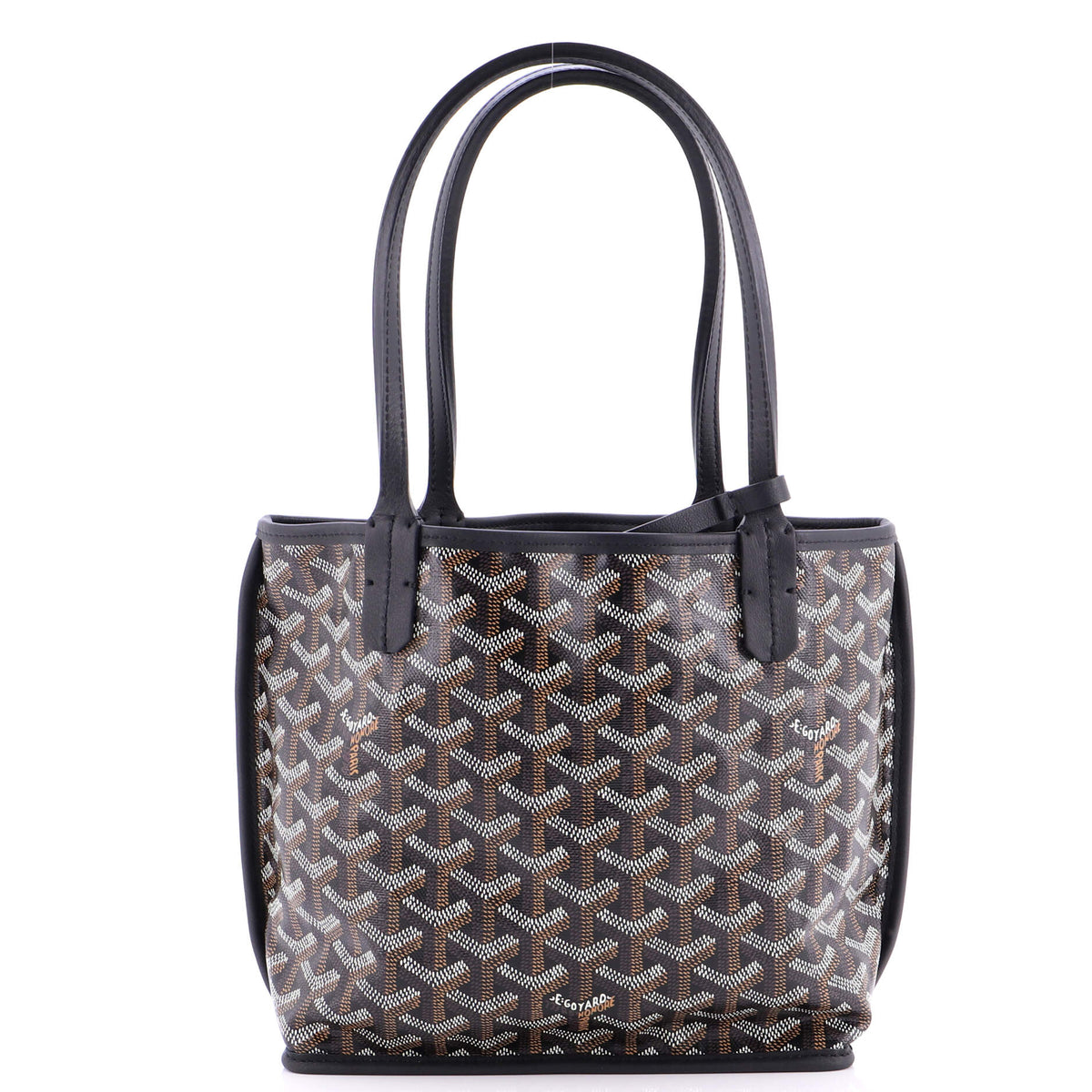 Anjou Reversible Tote Coated Canvas Mini