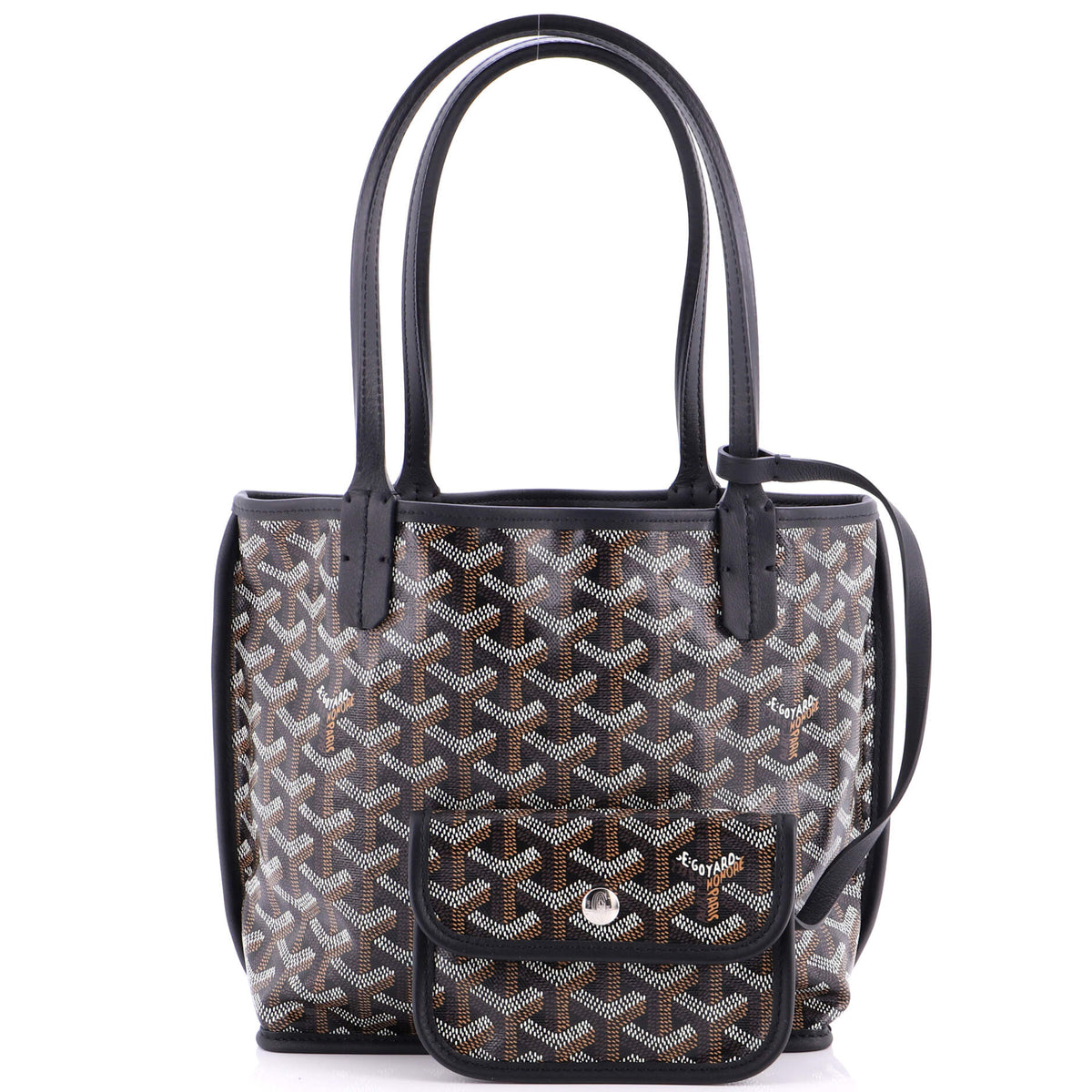 Anjou Reversible Tote Coated Canvas Mini