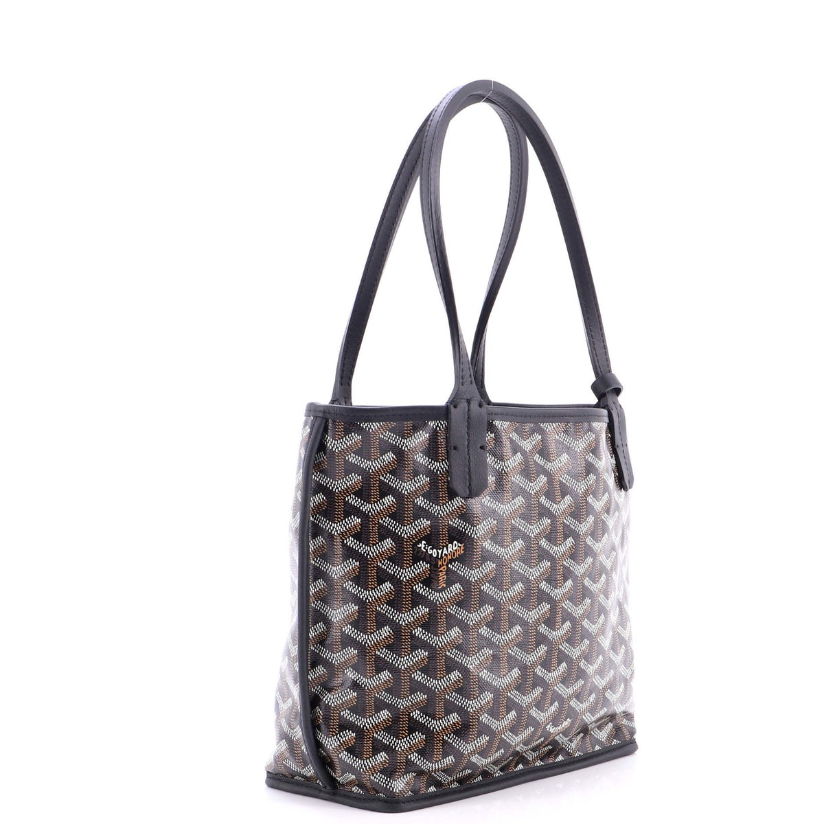 Anjou Reversible Tote Coated Canvas Mini