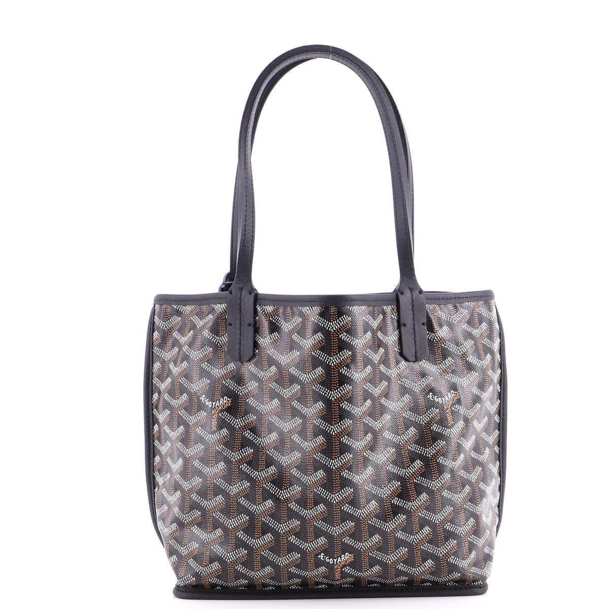Anjou Reversible Tote Coated Canvas Mini