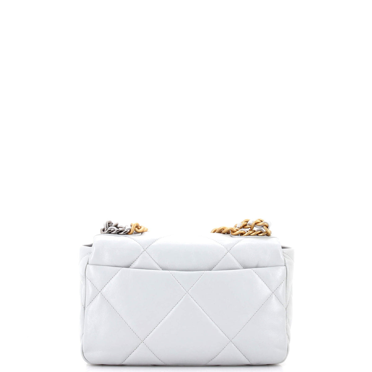 19 Flap Bag Quilted Leather Medium