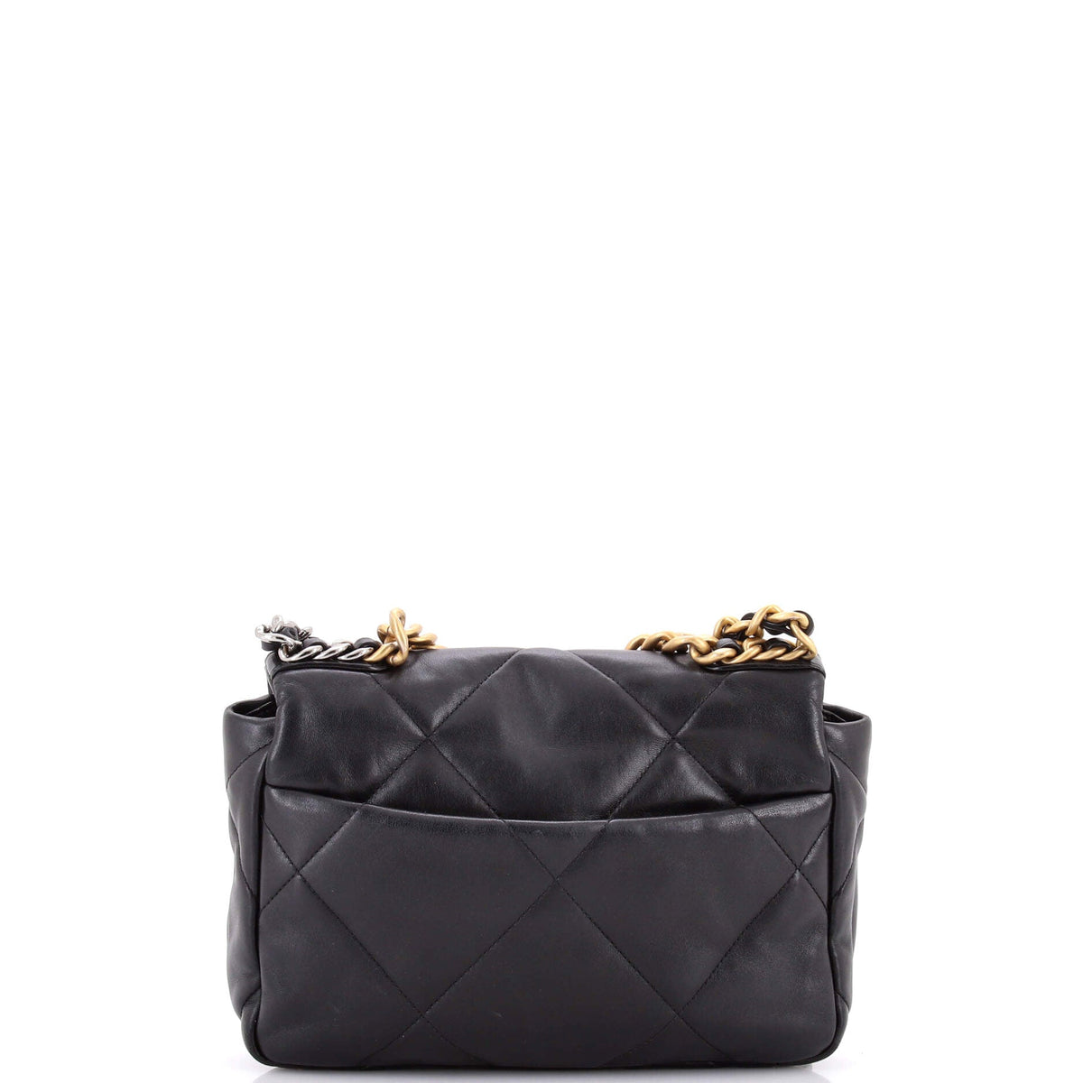 19 Flap Bag Quilted Leather Medium