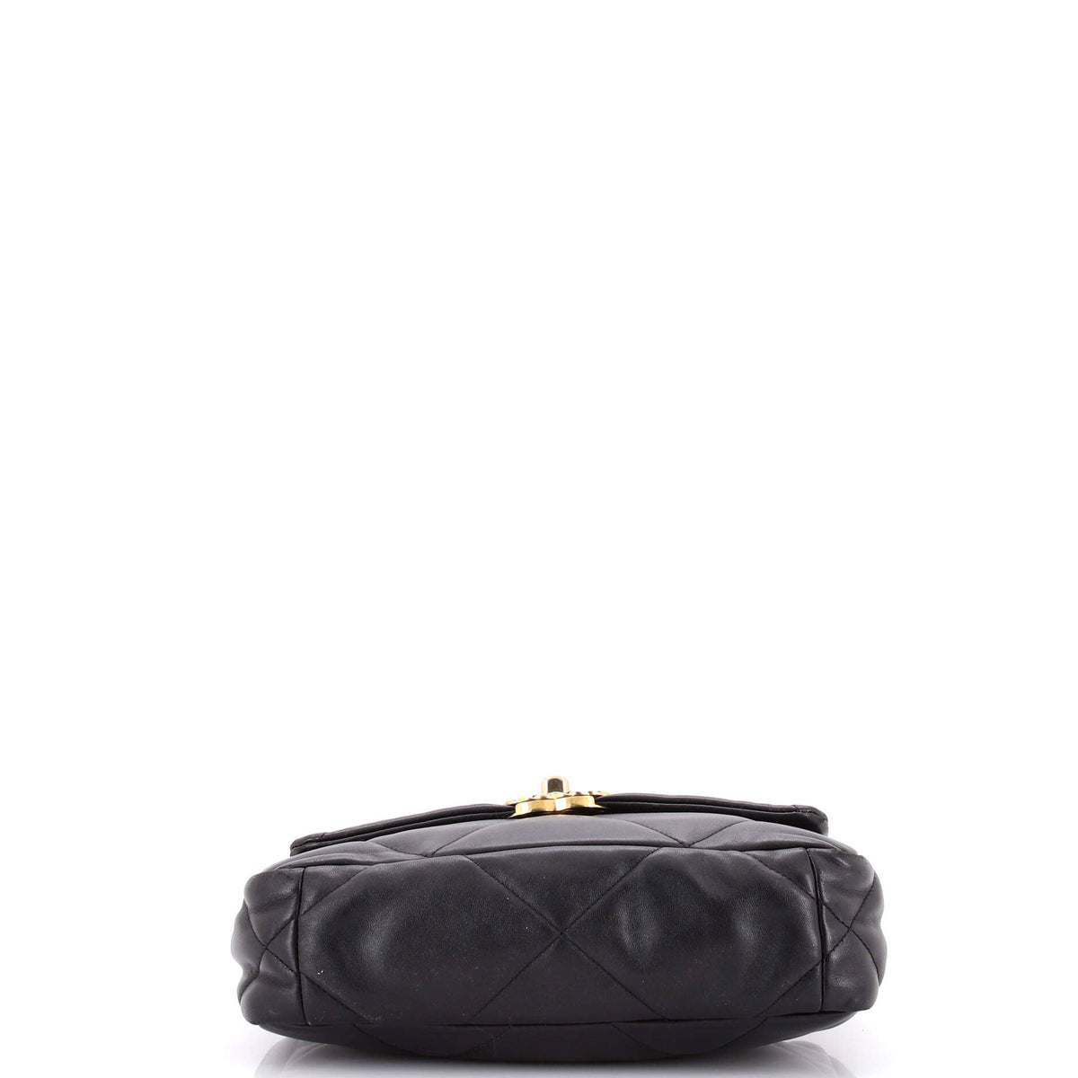 19 Flap Bag Quilted Leather Medium
