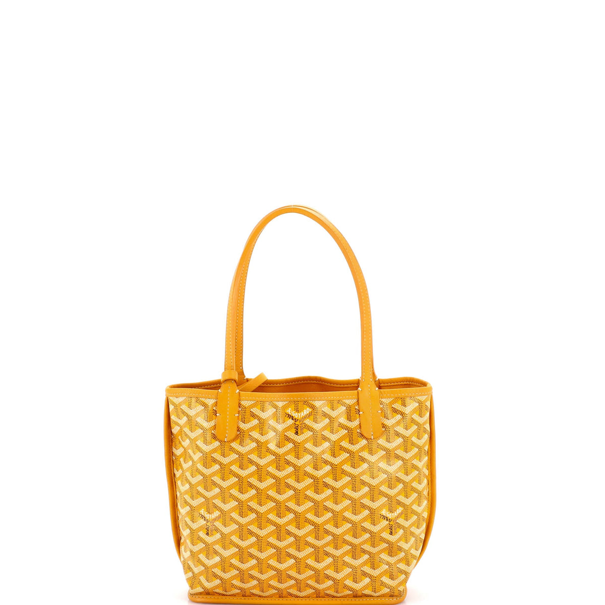 Anjou Reversible Tote Coated Canvas Mini
