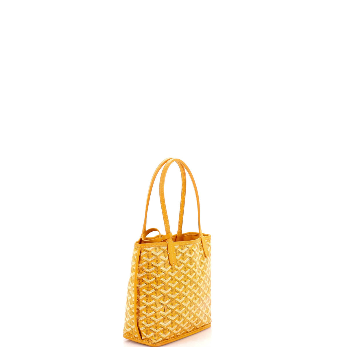 Anjou Reversible Tote Coated Canvas Mini