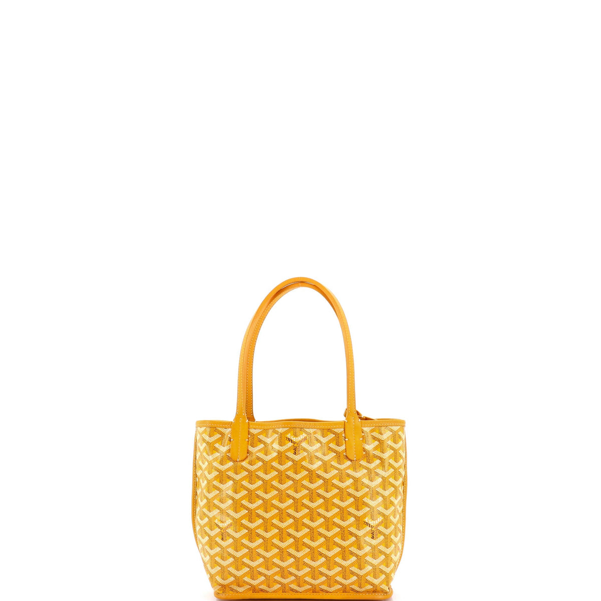 Anjou Reversible Tote Coated Canvas Mini