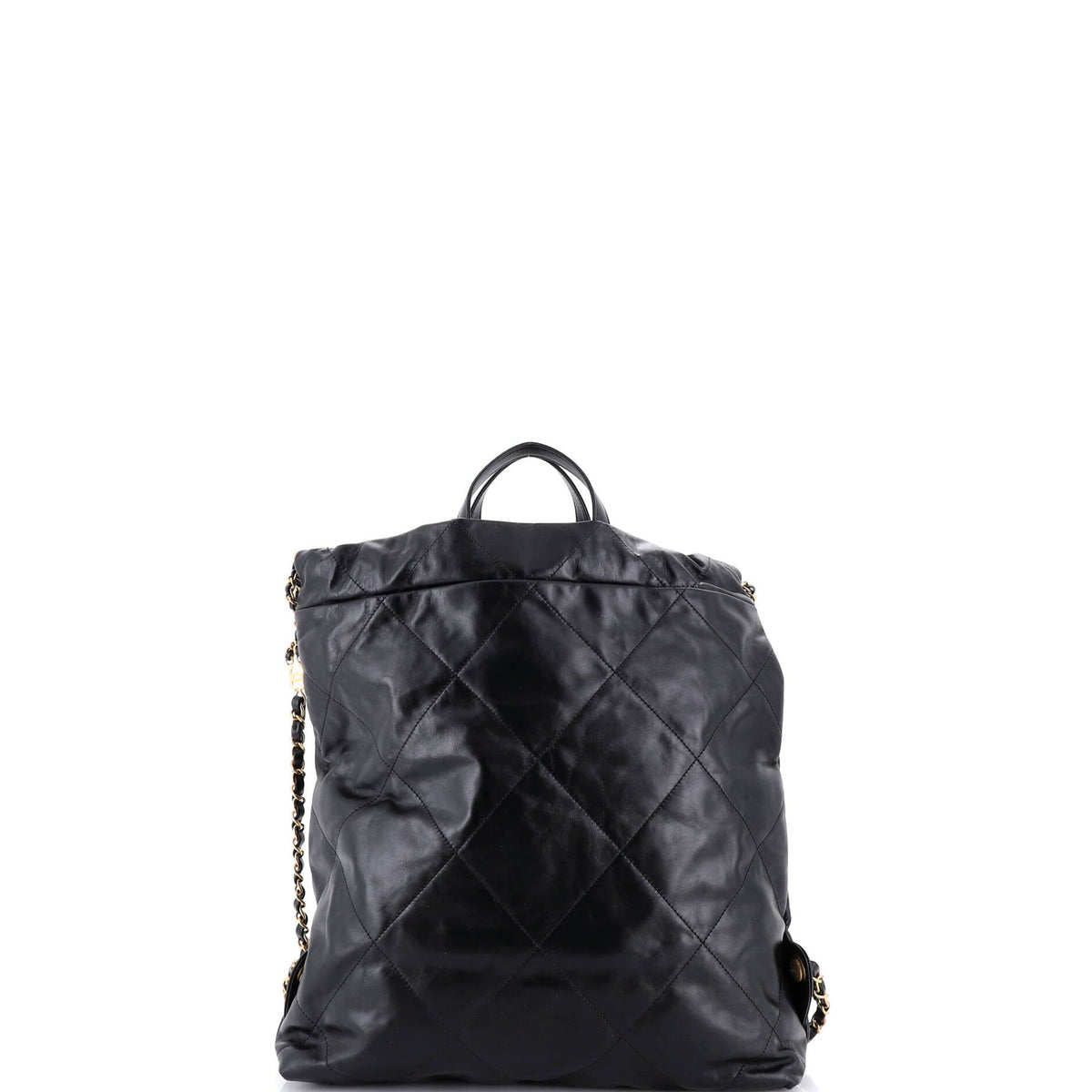 22 Chain Backpack Quilted Calfskin Large