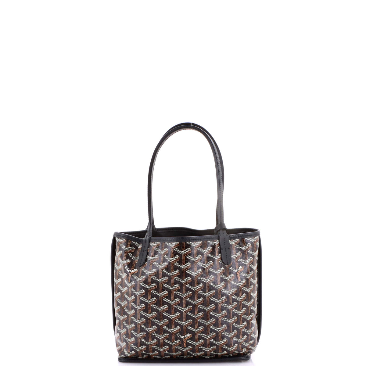 Anjou Reversible Tote Coated Canvas Mini