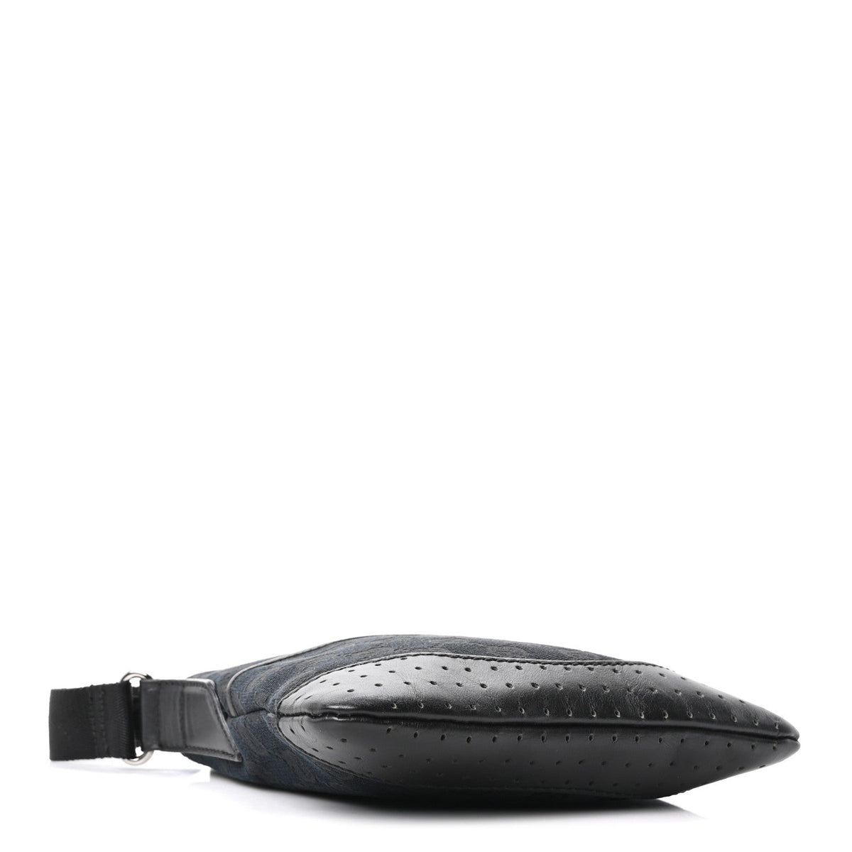 Monogram Small Perforated Messenger Black