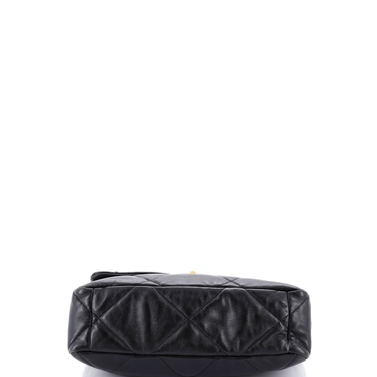 19 Flap Bag Quilted Leather Large