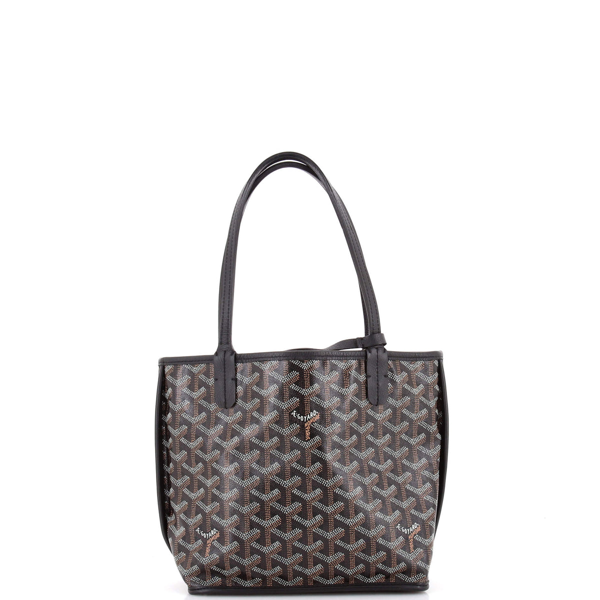Anjou Reversible Tote Coated Canvas Mini