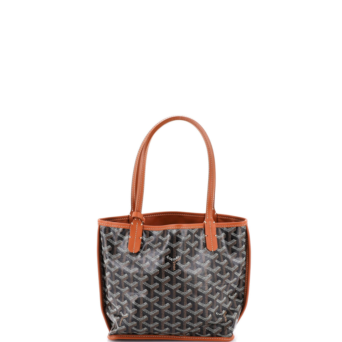 Anjou Reversible Tote Coated Canvas Mini
