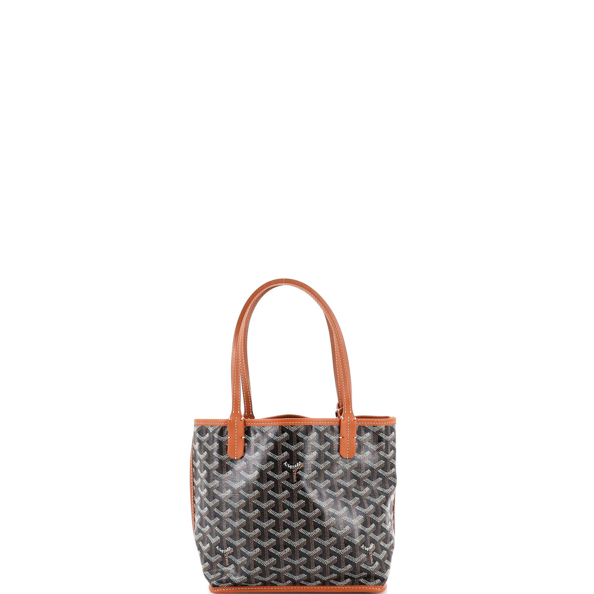 Anjou Reversible Tote Coated Canvas Mini