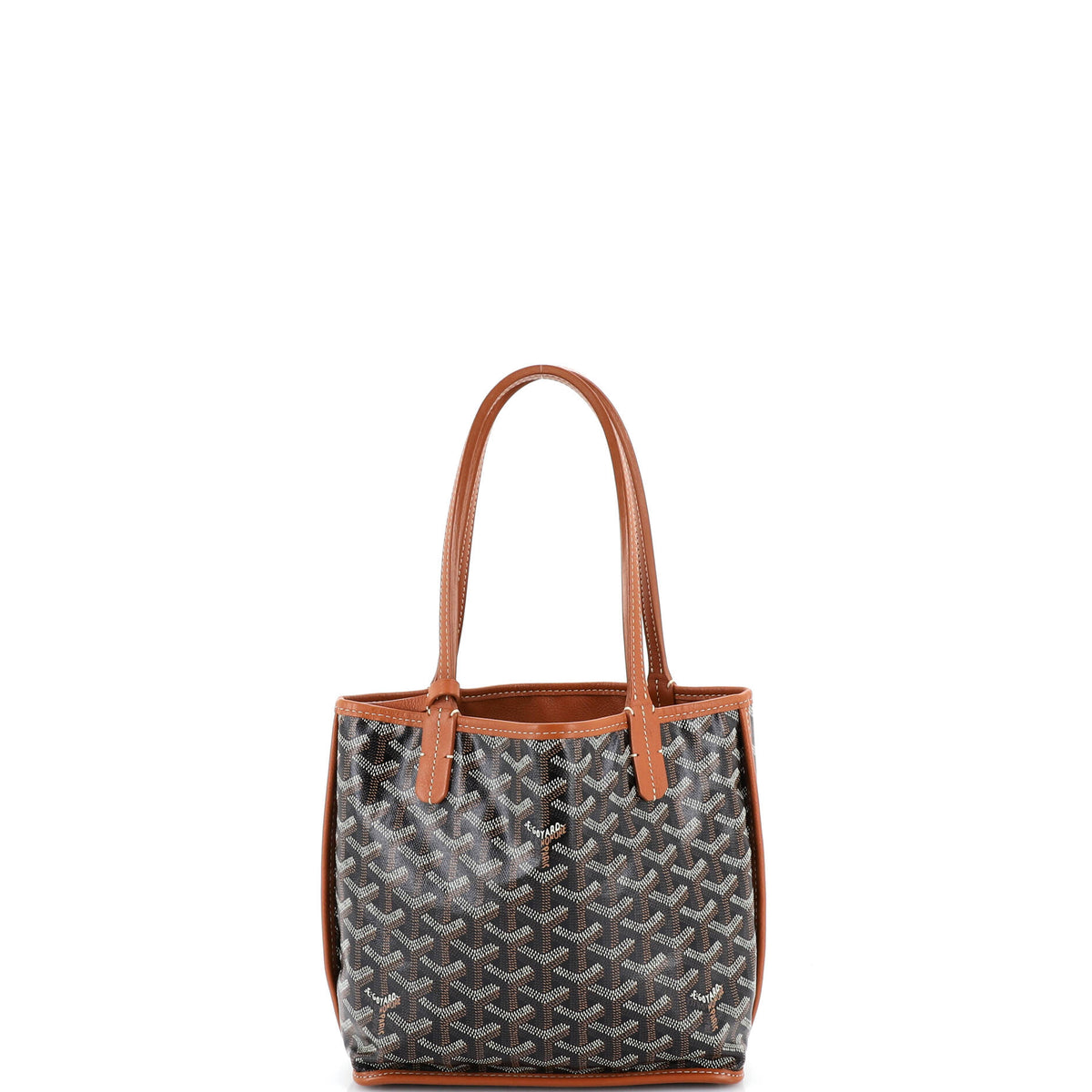 Anjou Reversible Tote Coated Canvas Mini