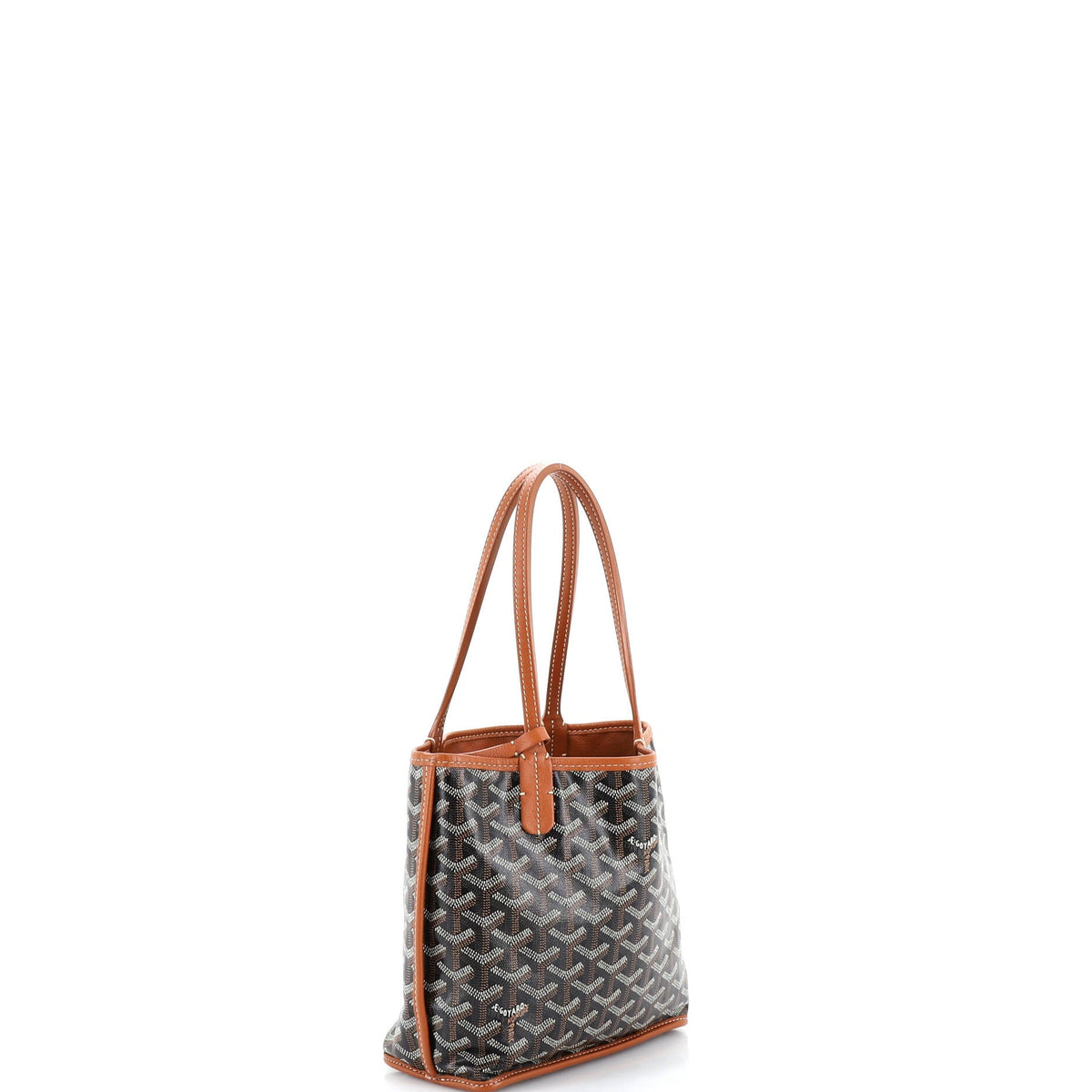 Anjou Reversible Tote Coated Canvas Mini