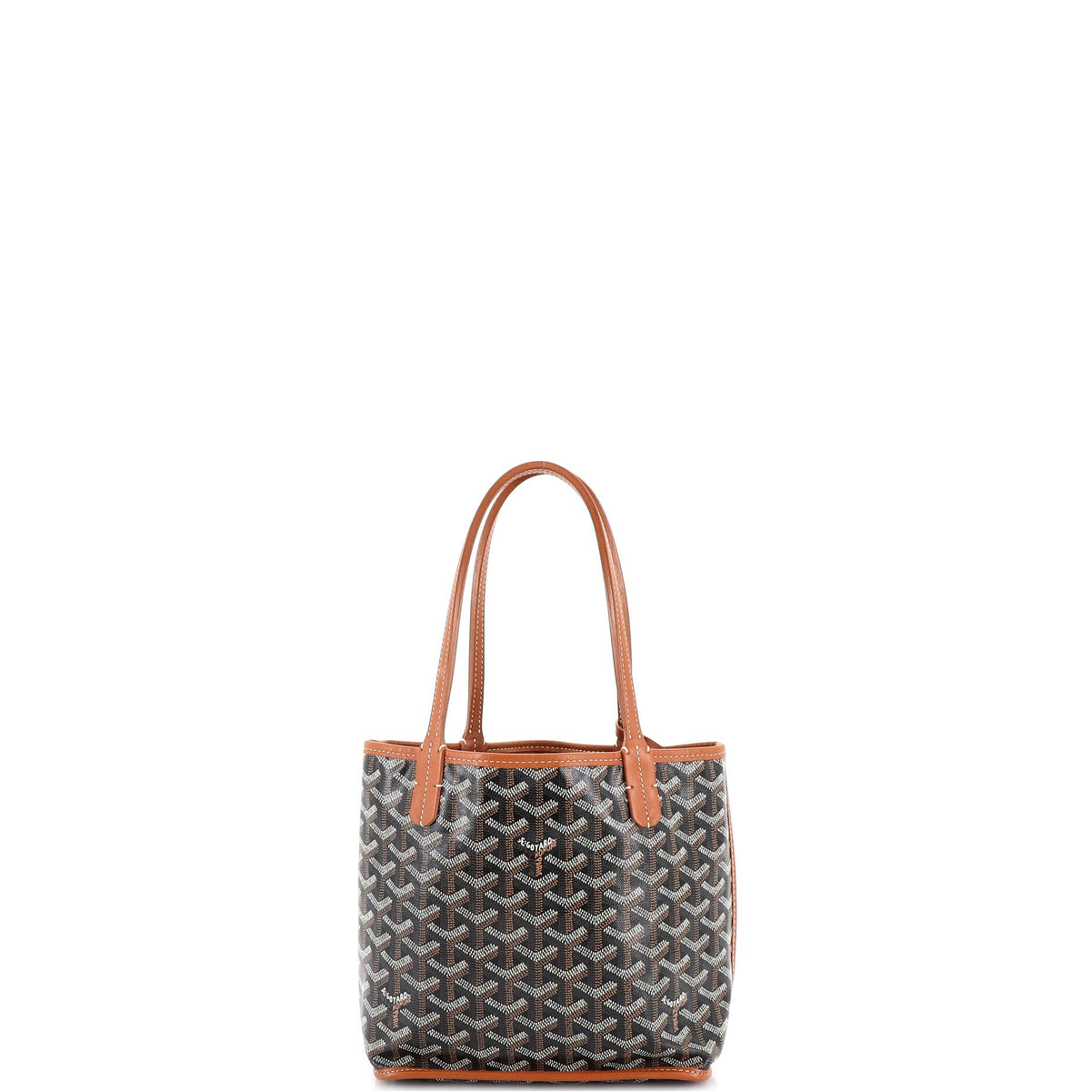 Anjou Reversible Tote Coated Canvas Mini