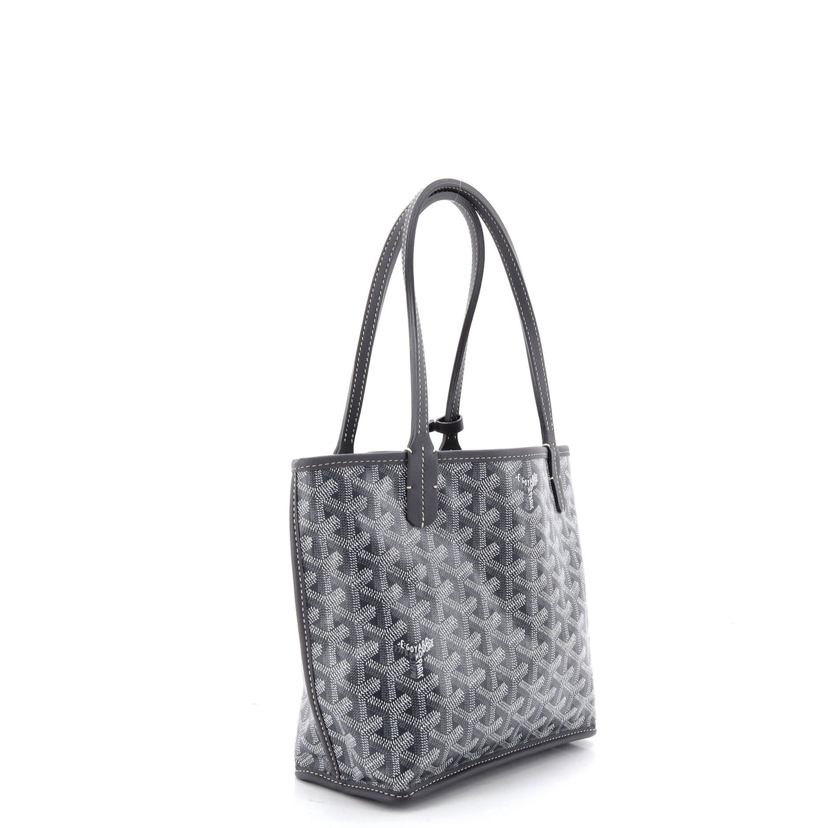 Anjou Reversible Tote Coated Canvas Mini