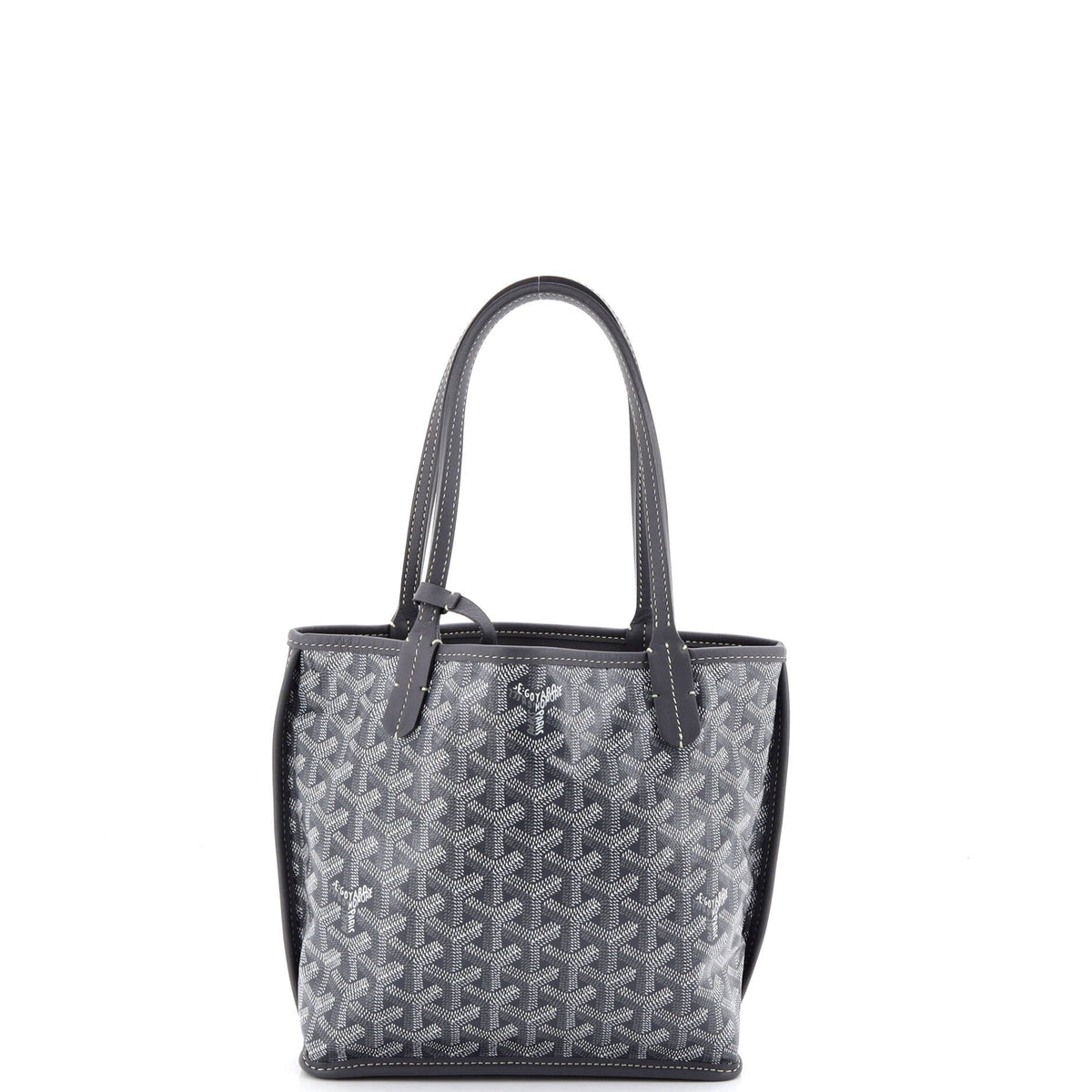 Anjou Reversible Tote Coated Canvas Mini