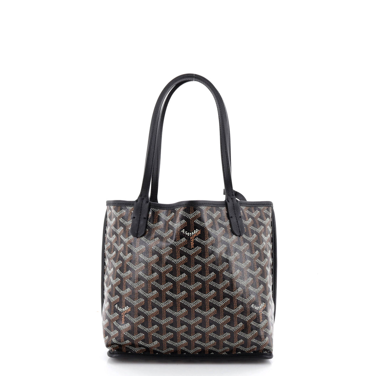 Anjou Reversible Tote Coated Canvas Mini