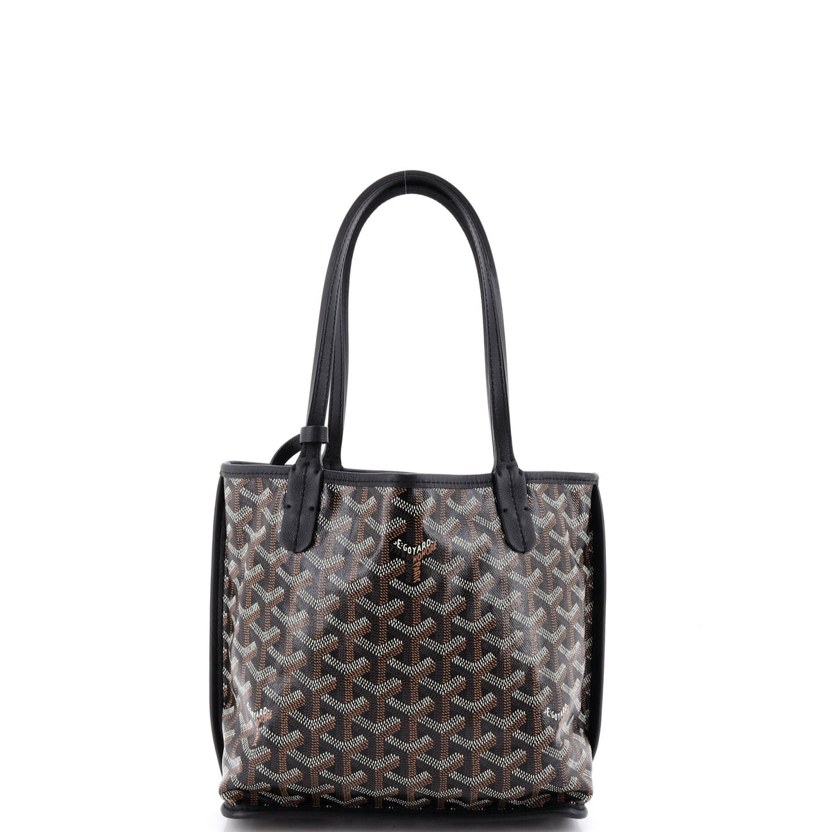 Anjou Reversible Tote Coated Canvas Mini