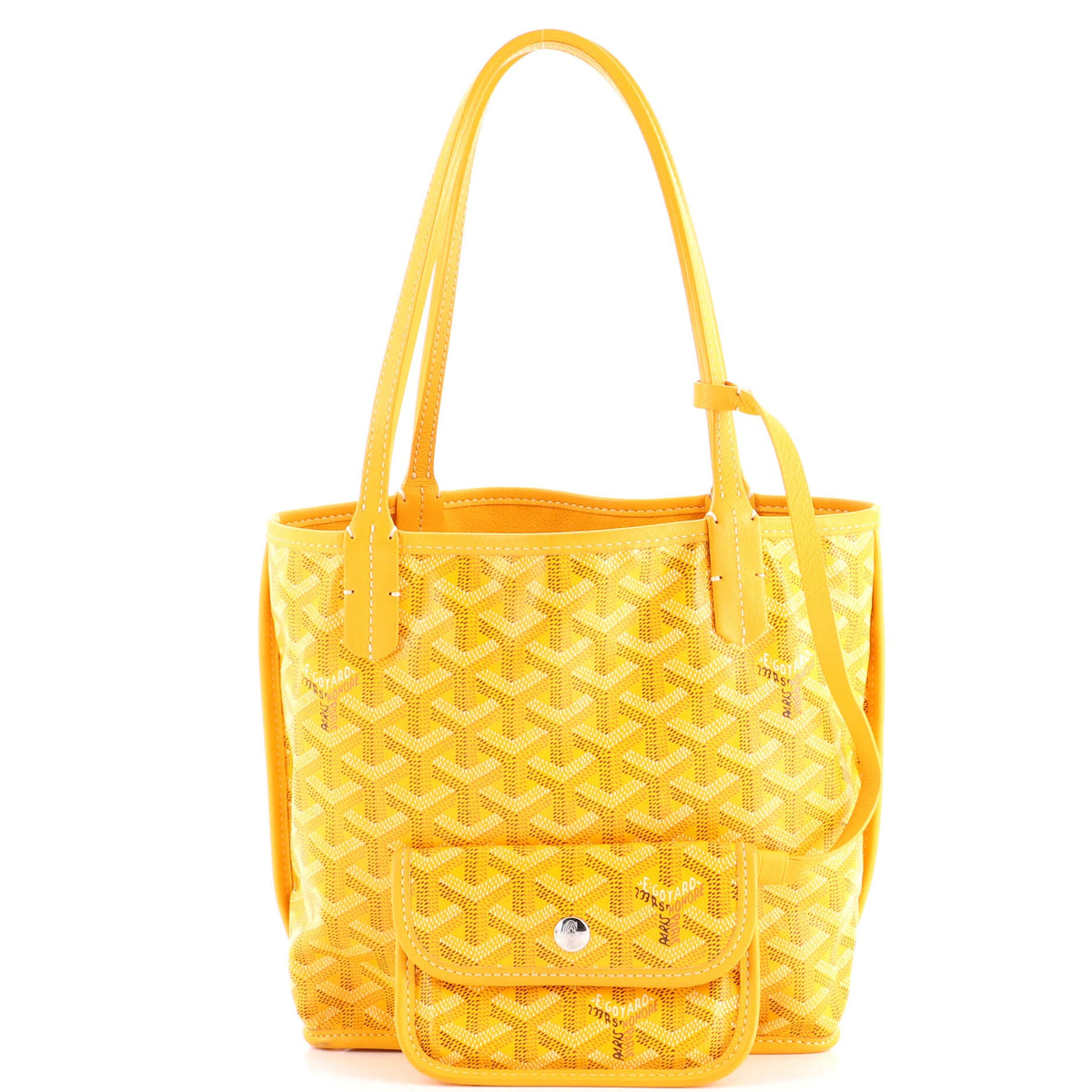 Anjou Reversible Tote Coated Canvas Mini