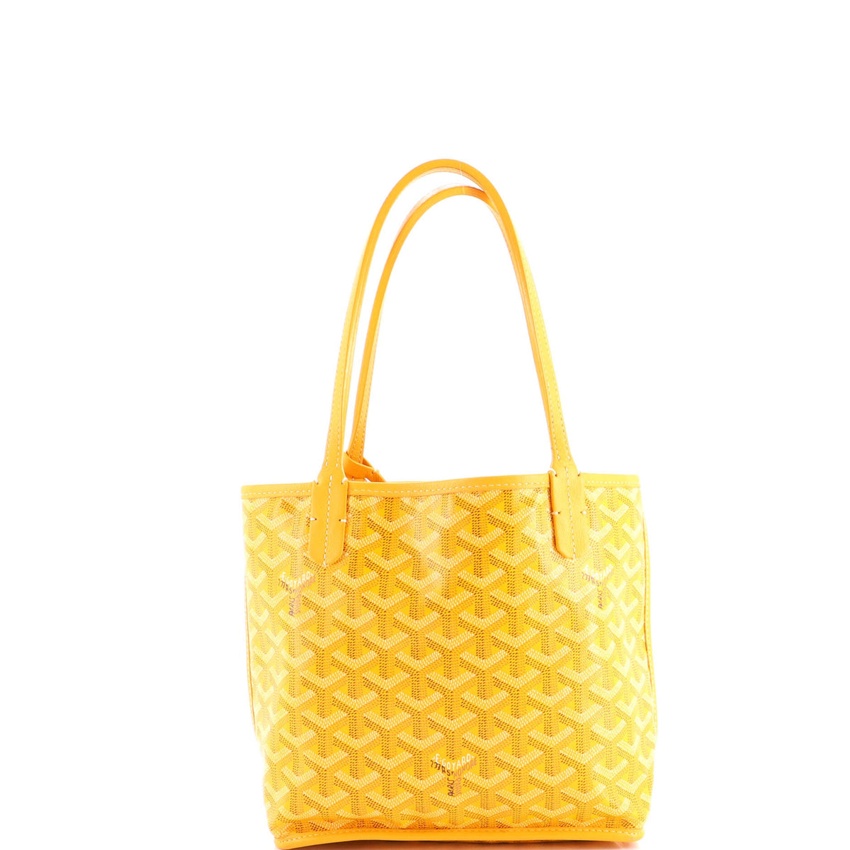 Anjou Reversible Tote Coated Canvas Mini
