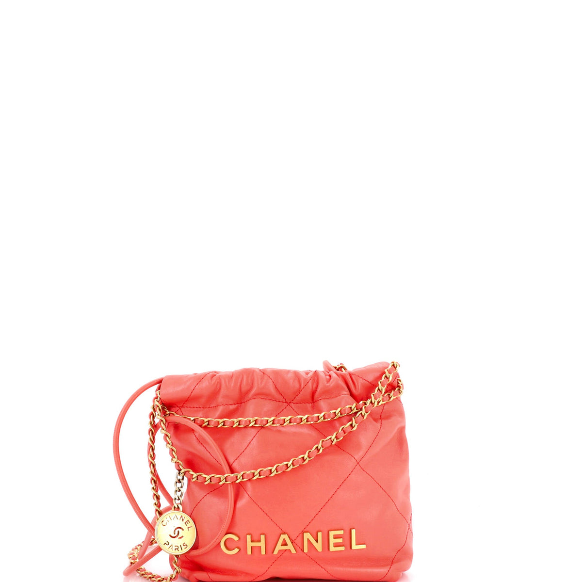 22 Chain Hobo Quilted Calfskin Mini