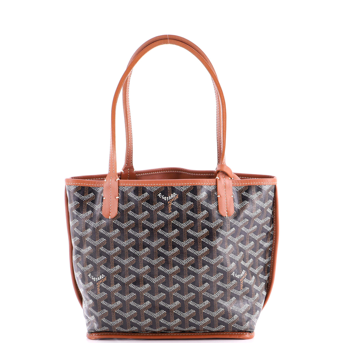 Anjou Reversible Tote Coated Canvas Mini