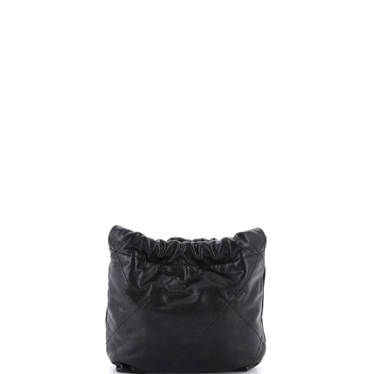 22 Chain Hobo Quilted Caviar Mini