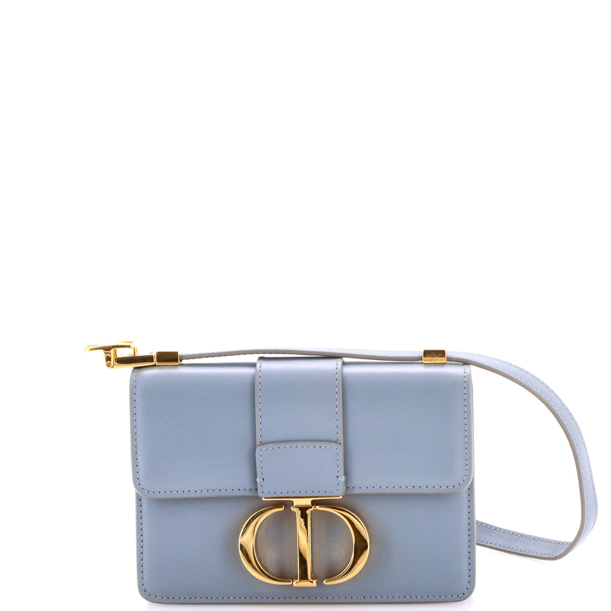 30 Montaigne Flap Bag Leather Micro