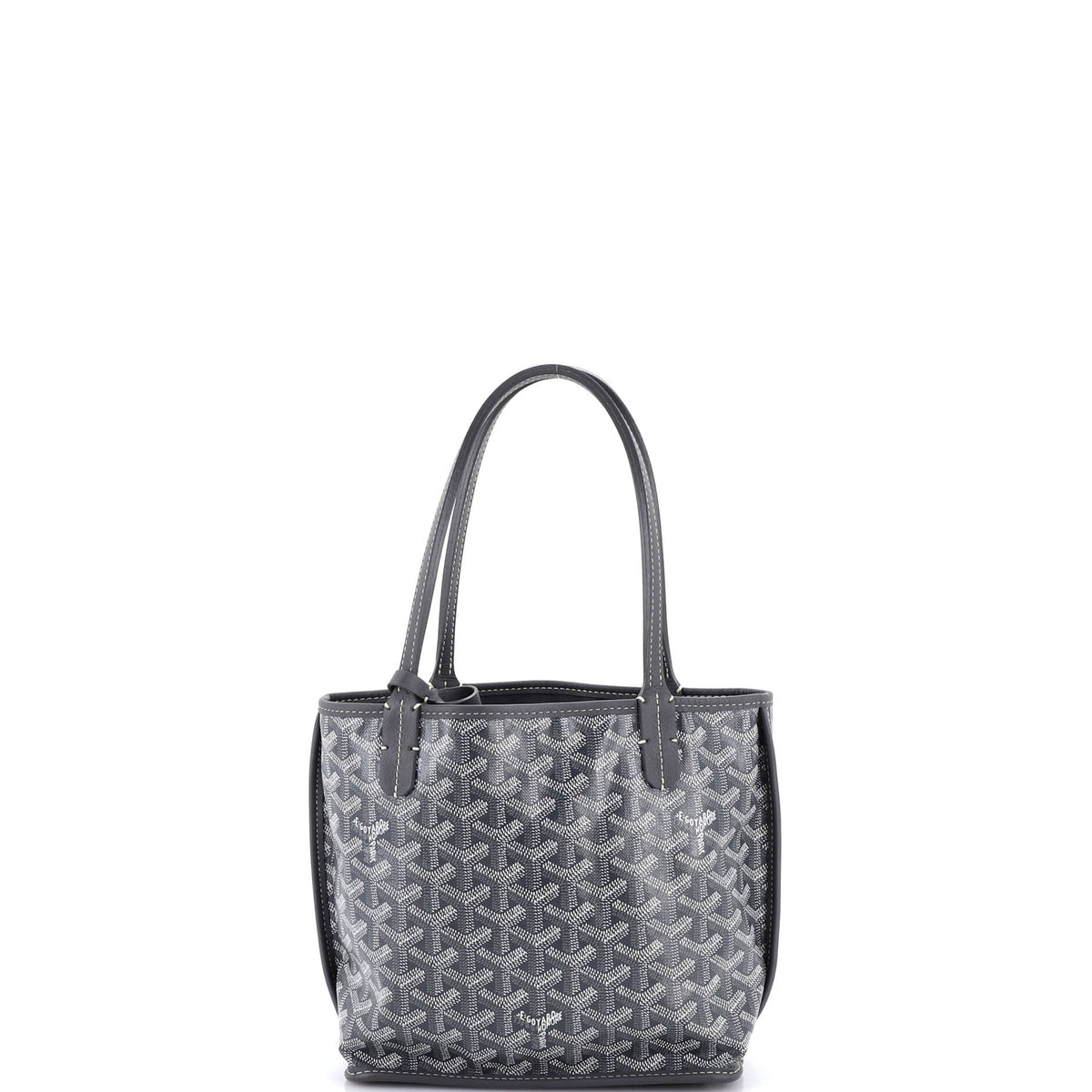 Anjou Reversible Tote Coated Canvas Mini