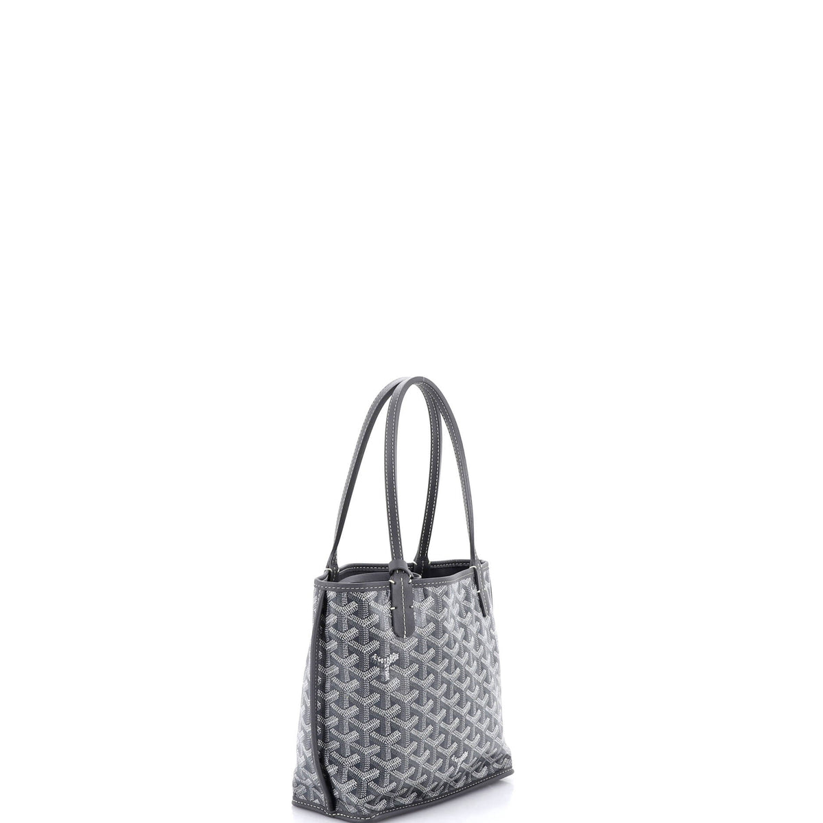 Anjou Reversible Tote Coated Canvas Mini
