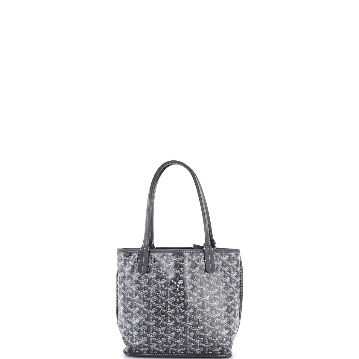 Anjou Reversible Tote Coated Canvas Mini