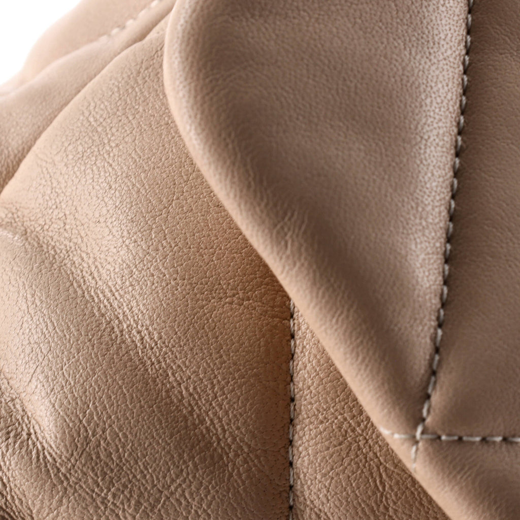 19 Flap Bag Quilted Leather Large
