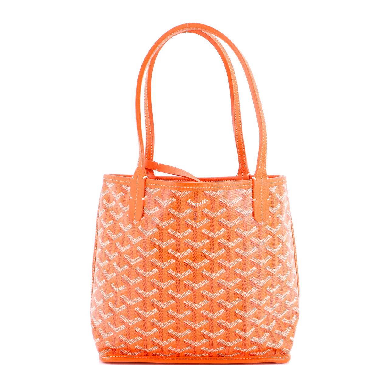 Anjou Reversible Tote Coated Canvas Mini