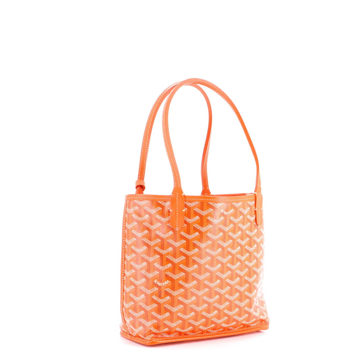 Anjou Reversible Tote Coated Canvas Mini
