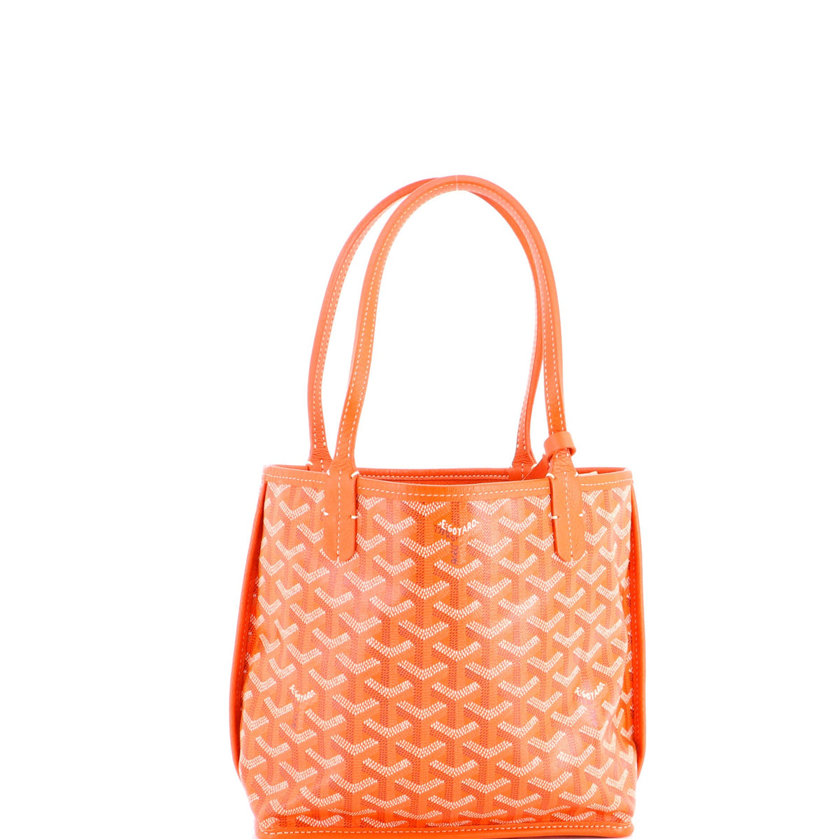 Anjou Reversible Tote Coated Canvas Mini