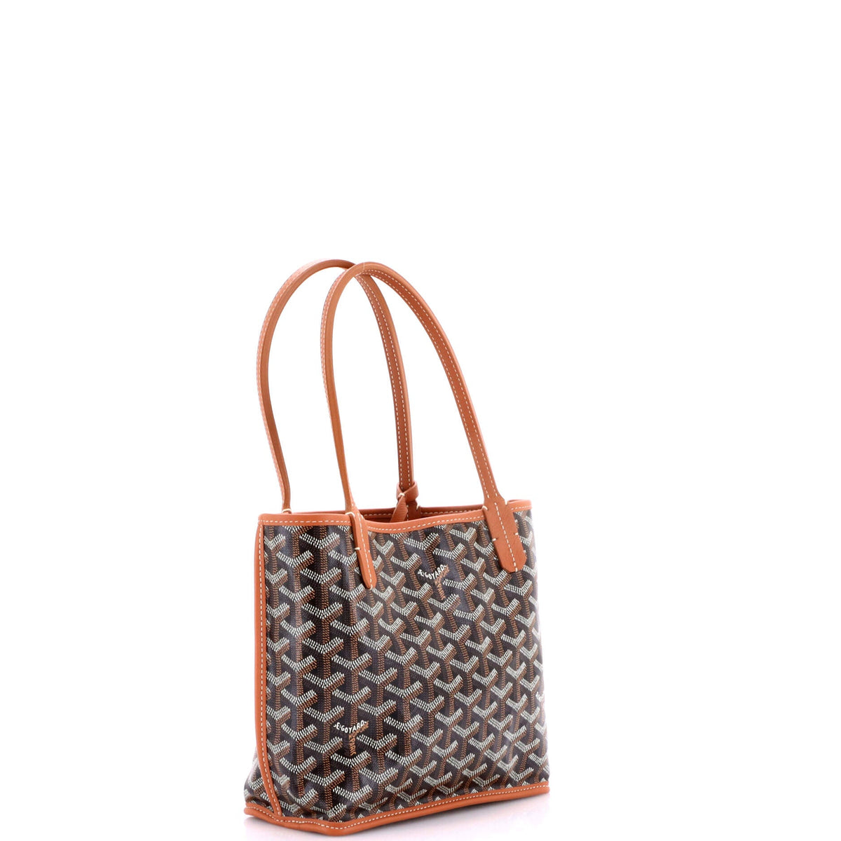 Anjou Reversible Tote Coated Canvas Mini
