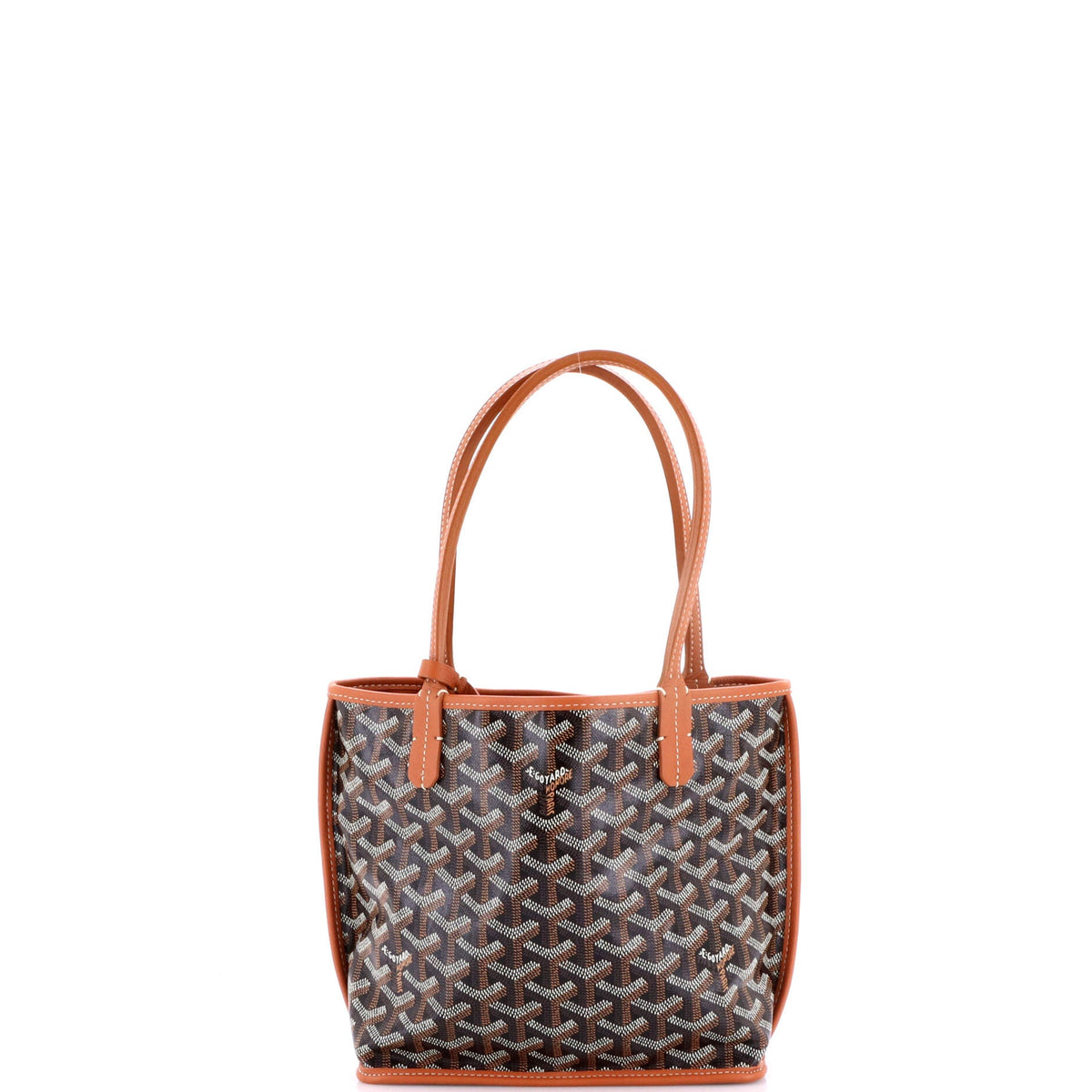 Anjou Reversible Tote Coated Canvas Mini