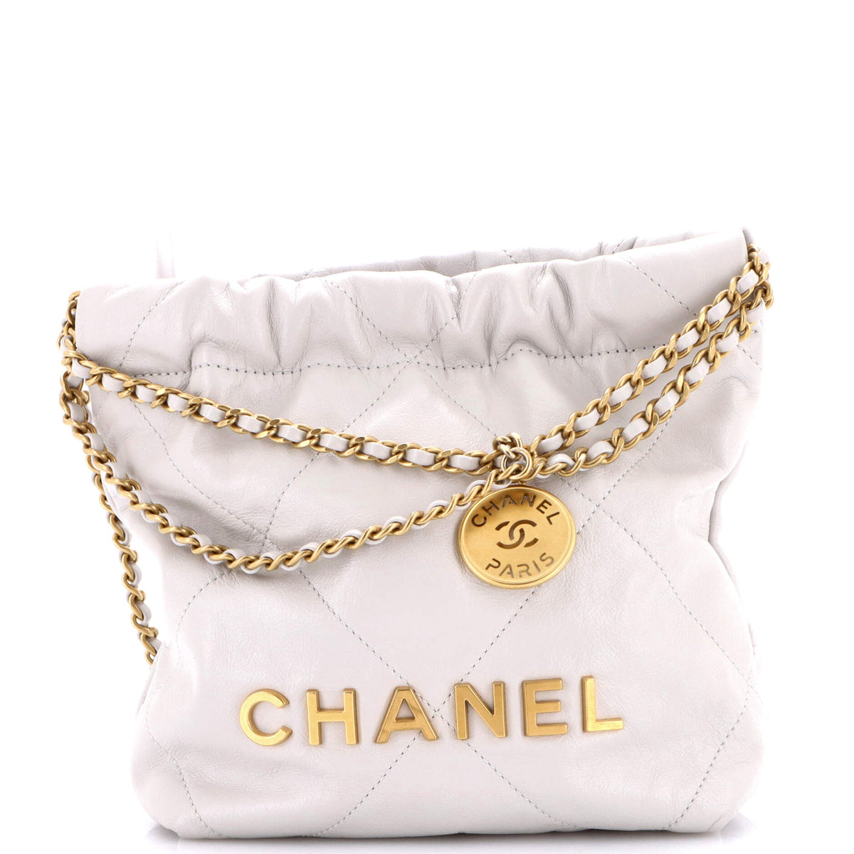 22 Chain Hobo Quilted Calfskin Mini