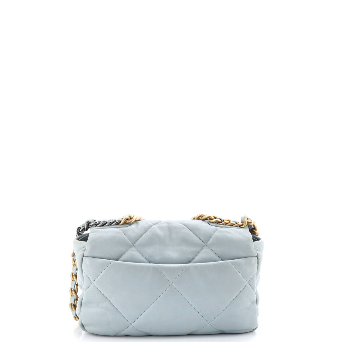 19 Flap Bag Quilted Leather Medium