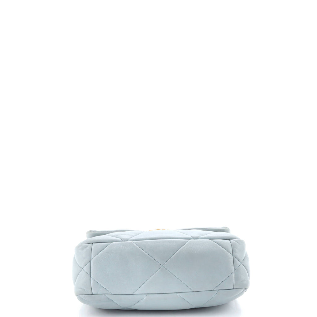 19 Flap Bag Quilted Leather Medium