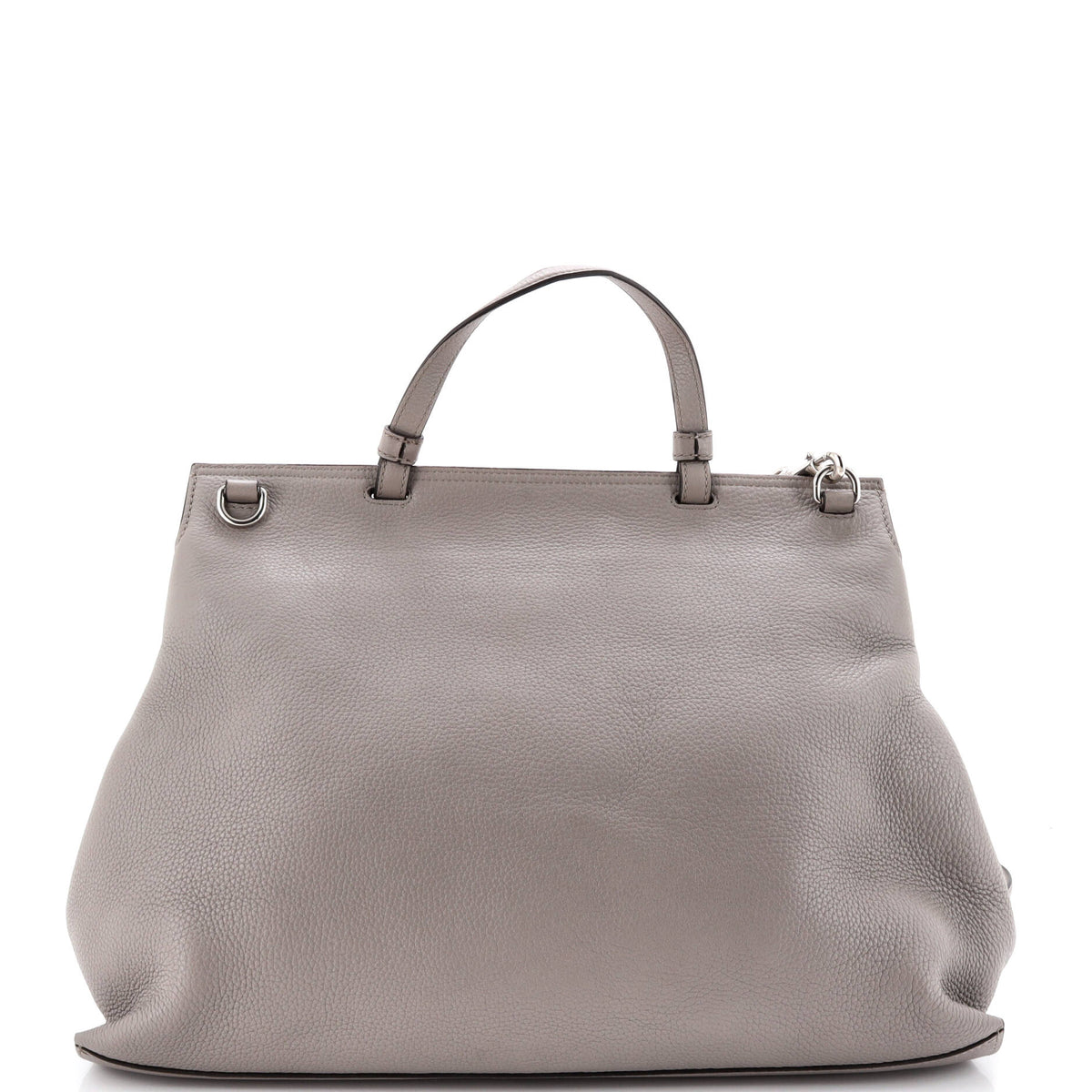 Bamboo Daily Top Handle Bag Leather Large