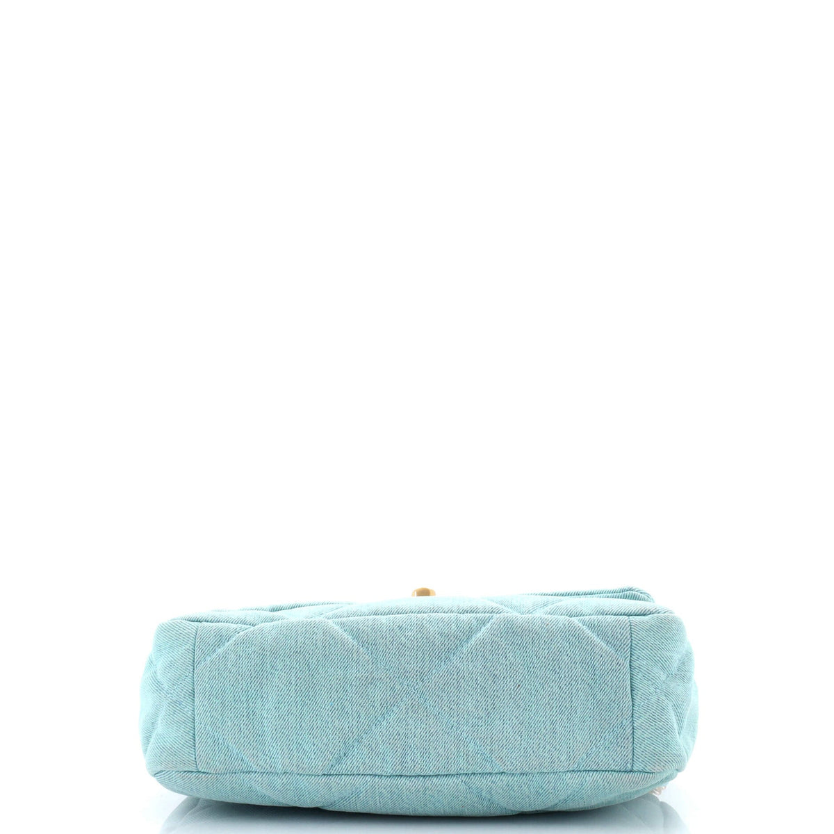 19 Flap Bag Quilted Denim Medium