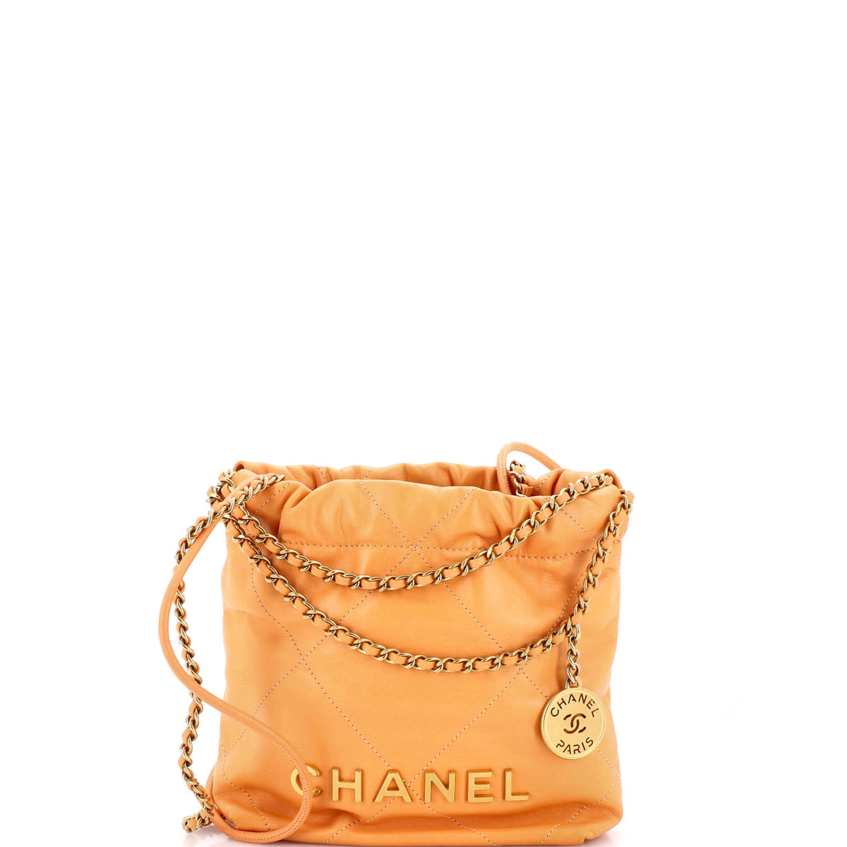 22 Chain Hobo Quilted Calfskin Mini