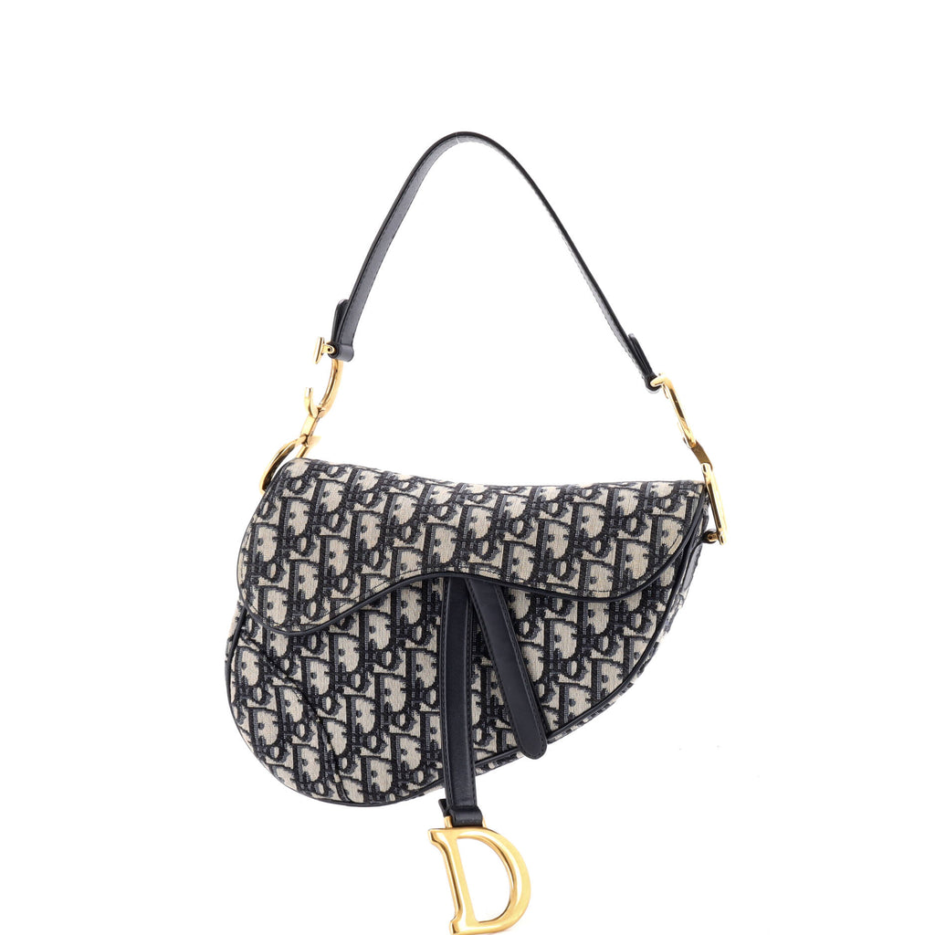 Saddle Handbag Oblique Canvas Medium