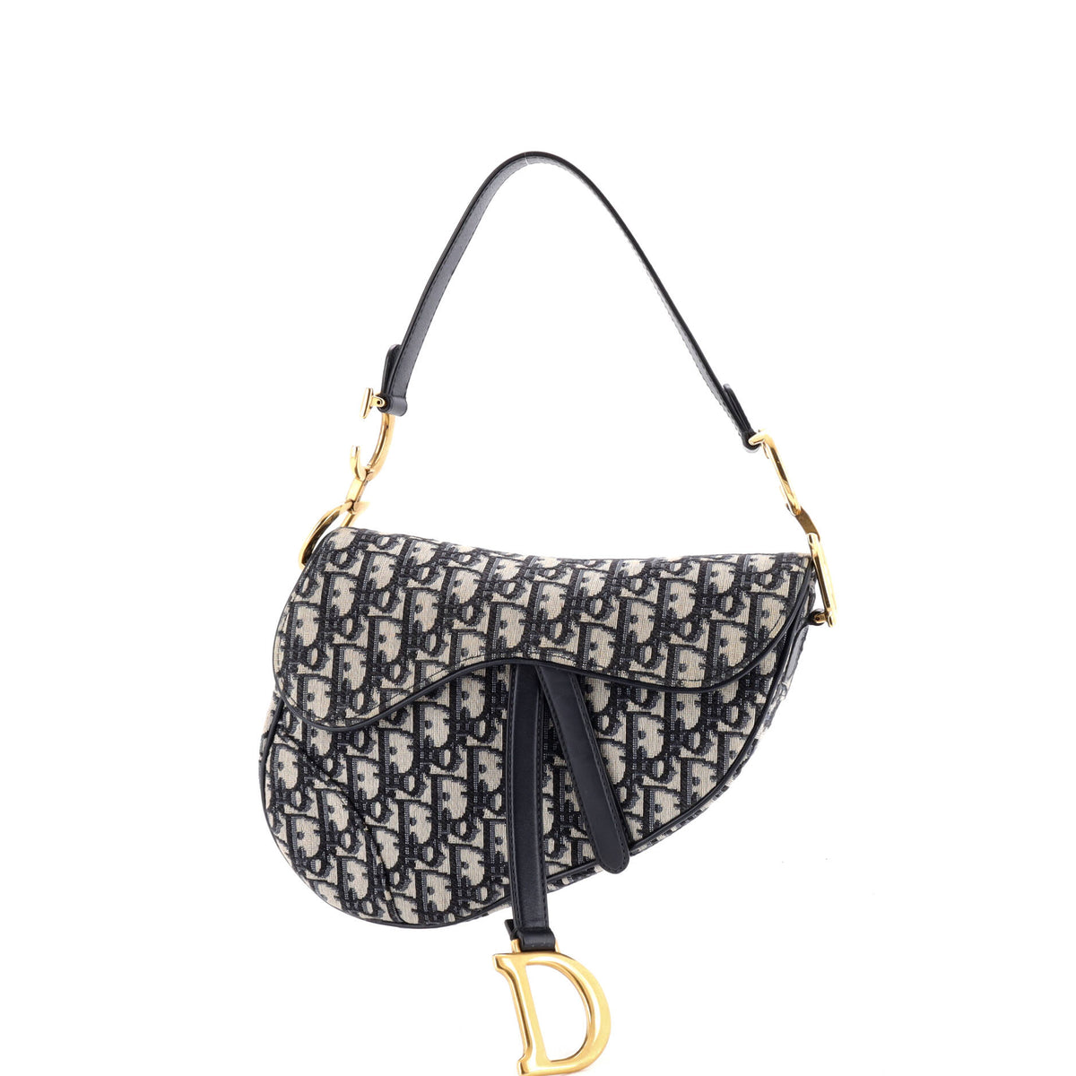 Saddle Handbag Oblique Canvas Medium