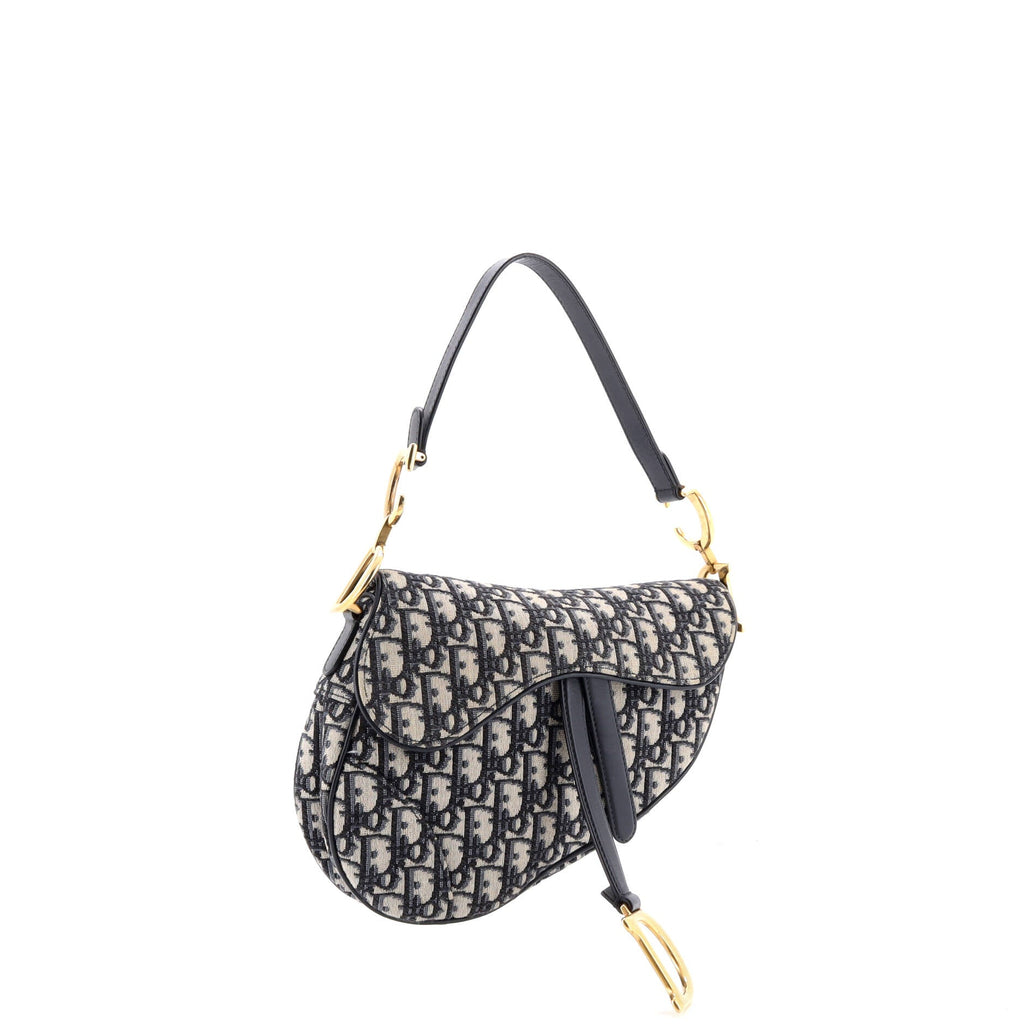 Saddle Handbag Oblique Canvas Medium
